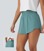 Short de randonnée Breezeful™ taille haute à séchage rapide avec poche zippée dos et ourlet arrondi