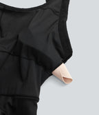 Robe-short 2-en-1 mini de danse active avec dos nu, détail torsadé, dentelle et poches-Easy Peasy