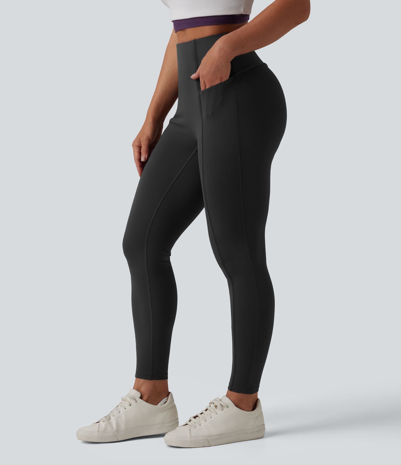 Legging casual 7/8 ventre plat taille haute DayStretch avec poches