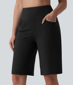 Short de yoga SoftlyZero™ Airy ample gainant taille haute effet frais InstantCool avec poches