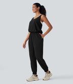 Combinaison workout Breezeful™ sans manches séchage rapide avec poches