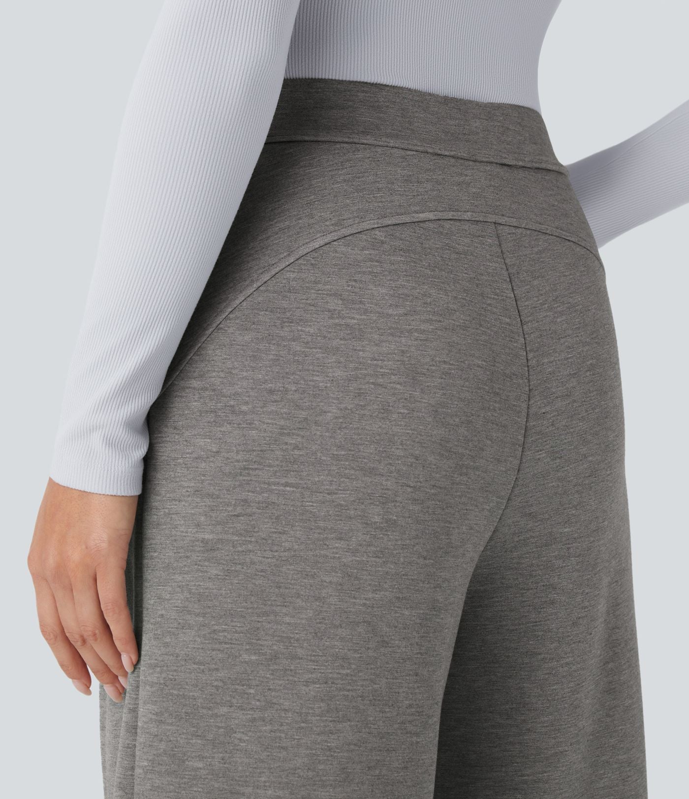 Pantalon de travail Halara Flex™ ample taille haute avec poches