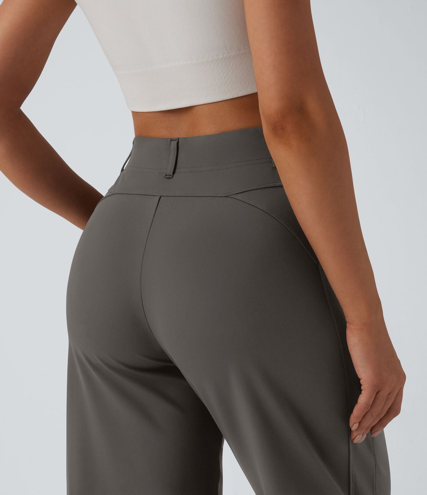 Pantalon barrel DayStretch taille haute avec poches