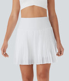 Jupe-short de tennis courte plissée 2-en-1 gainante taille haute à séchage rapide avec poches Breezeful™