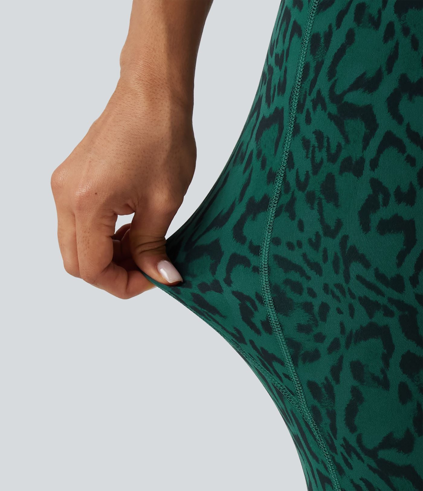 Legging de yoga taille haute imprimé léopard avec cordon de serrage Halara UltraSculpt™ et poches