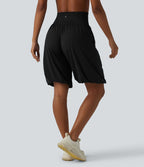 Short ballon de yoga SoftlyZero™ Airy effet frais InstantCool taille très haute avec poches