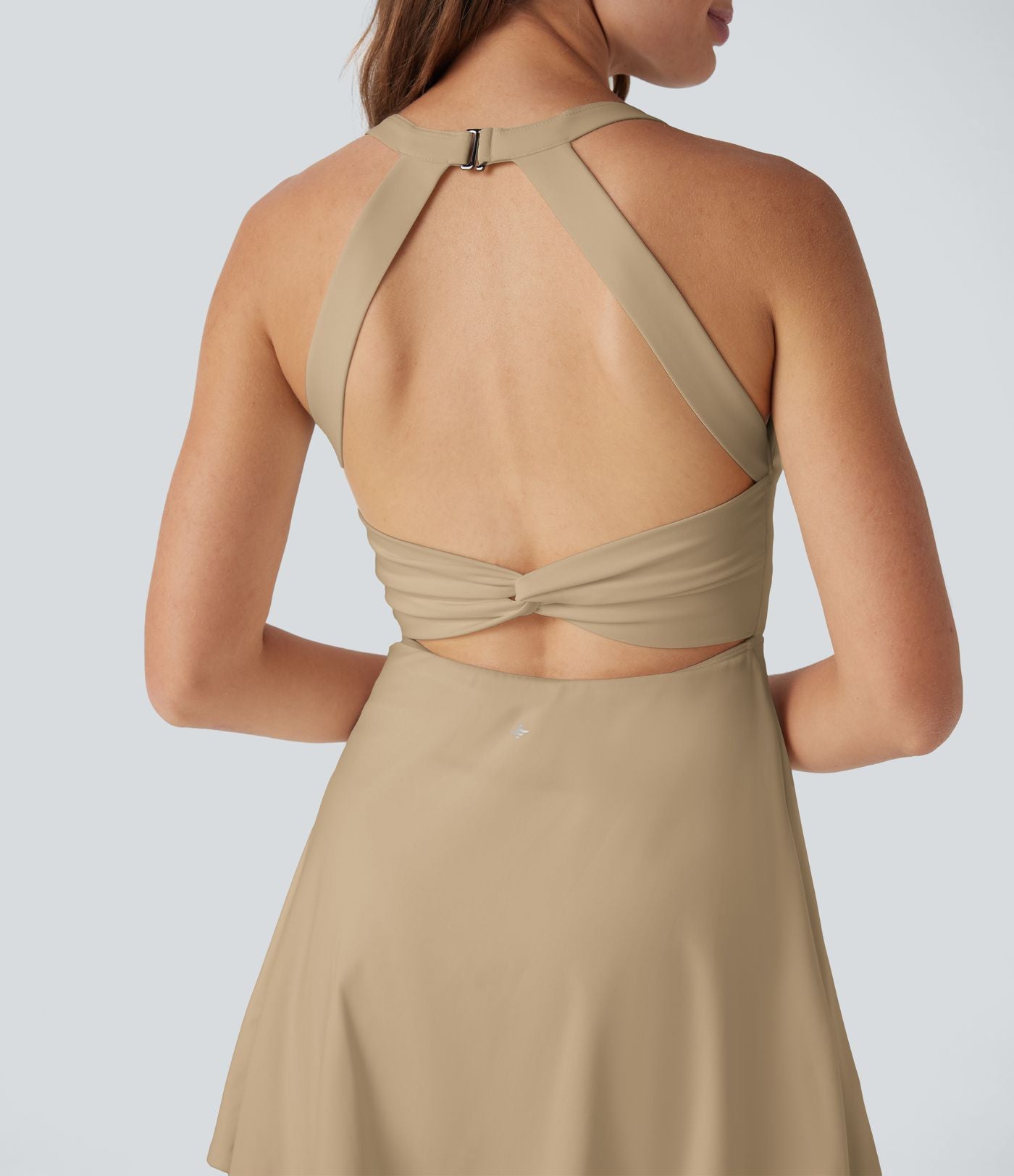Softlyzero™ Airy Robe de yoga dos nu avec torsade effet fraîcheur et short intégré - Version Easy Peasy