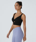Brassière yoga SoftlyZero™ Airy maintien léger découpes effet frais InstantCool, bonnets A-D, protection solaire UPF50+