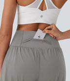 Short de yoga SoftlyZero™ Airy 2-en-1 taille très haute avec poches et effet frais InstantCool 17,5 cm