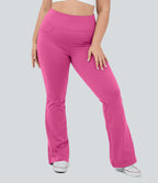 Legging yoga évasé grande taille taille haute DayStretch avec poches
