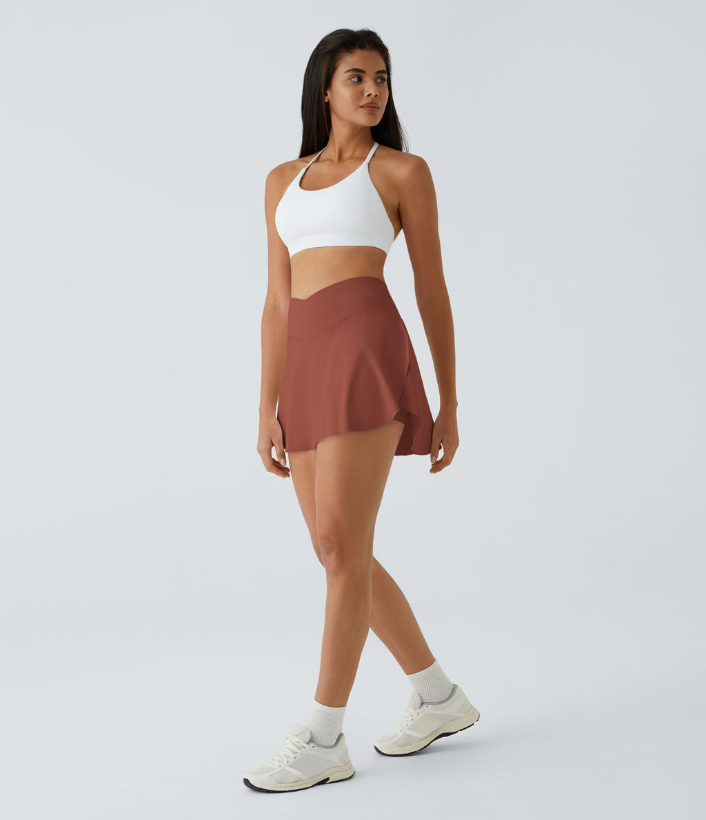 Jupe de tennis SoftlyZero™ Airy 2-en-1 avec poches latérales croisées effet frais InstantCool, Lucid, longueur allongée