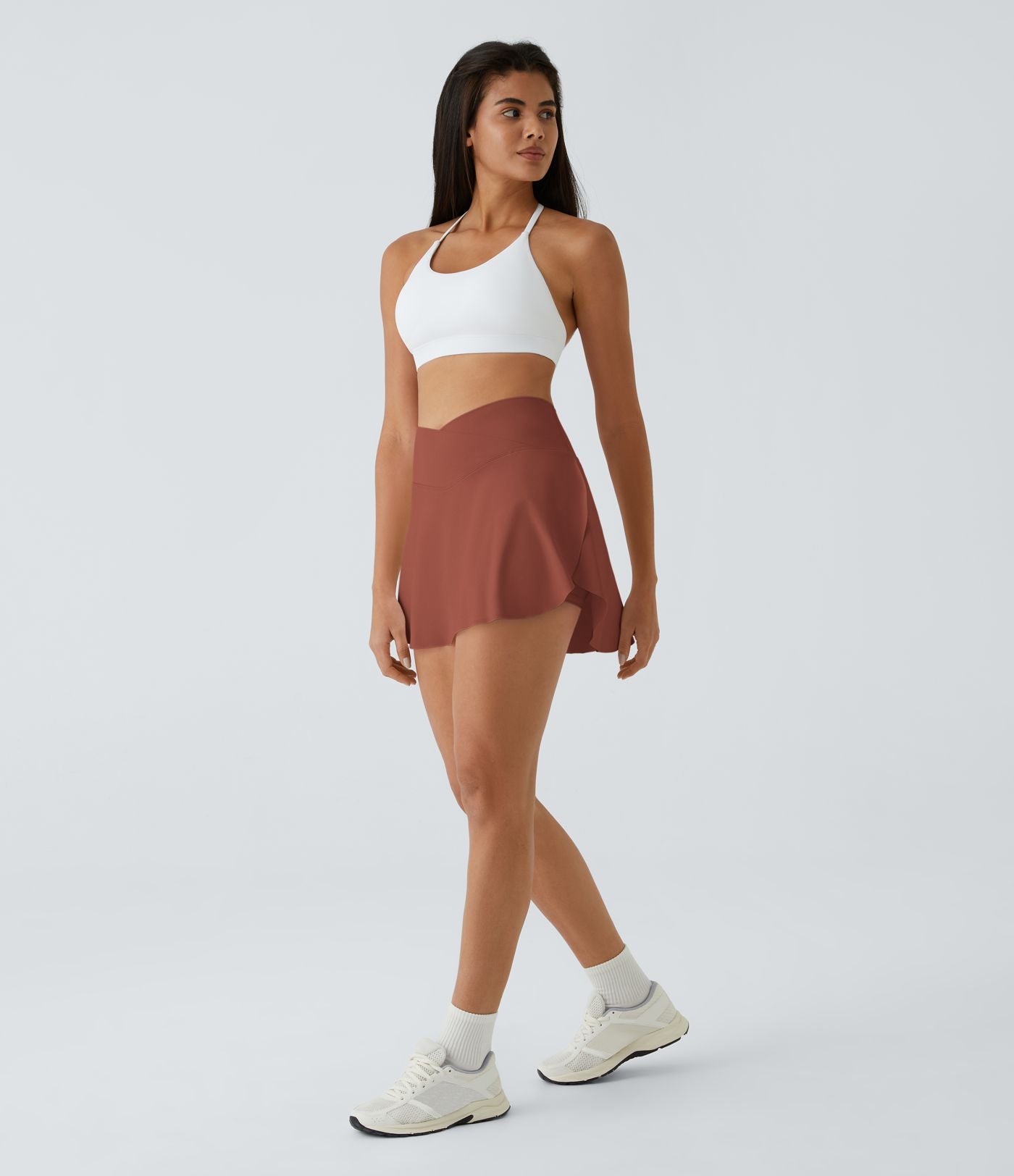 Jupe de tennis SoftlyZero™ Airy 2-en-1 avec poches latérales croisées effet frais InstantCool, Lucid, longueur allongée