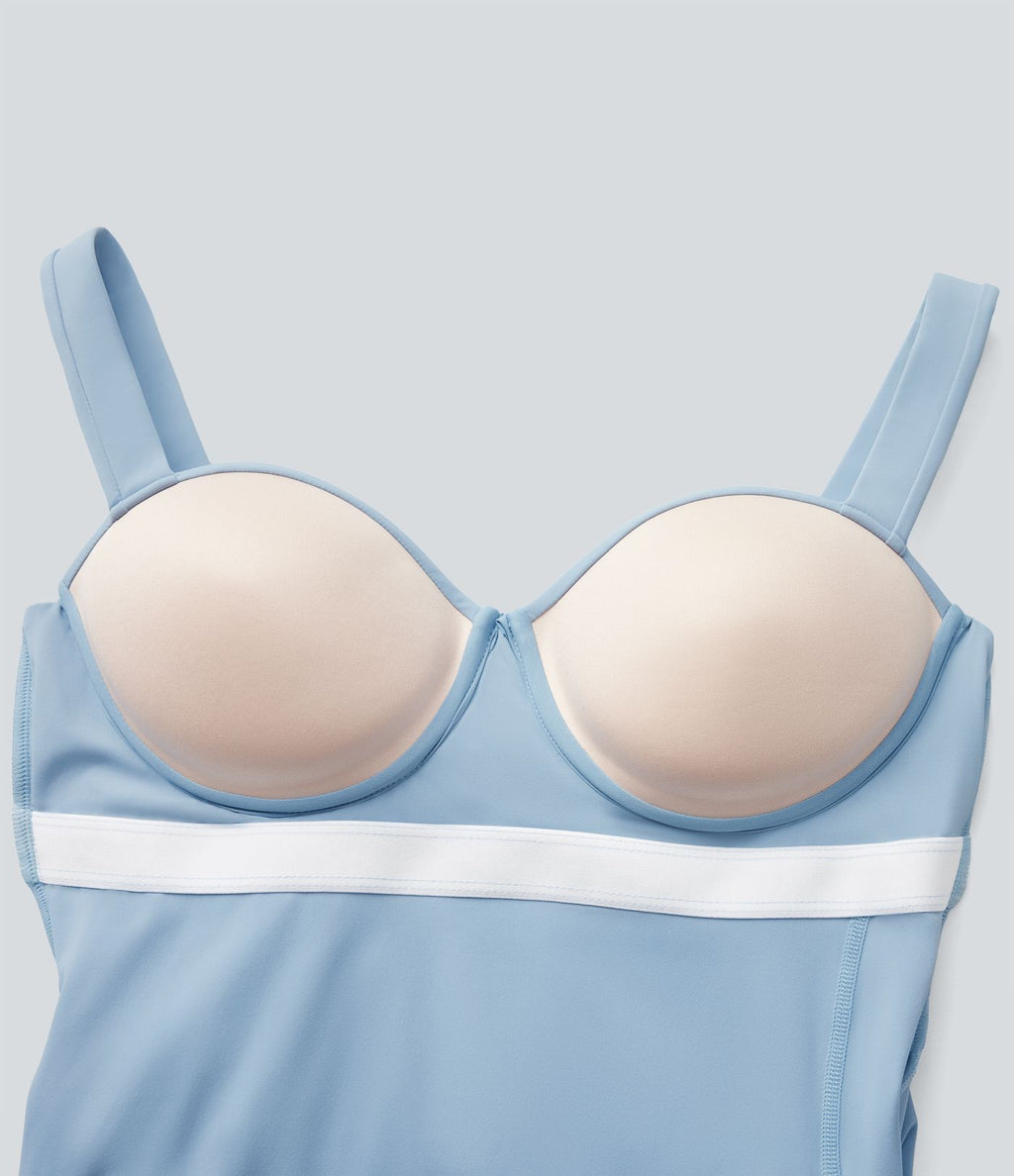 Robe tennis Breezeful™ push-up coques moulées dos nu boucle ajustable lien dos séchage rapide - Easy Peasy