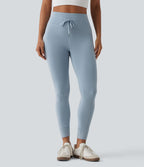 Pantalon casual skinny SpacerTek™ taille haute avec cordon de serrage et poches