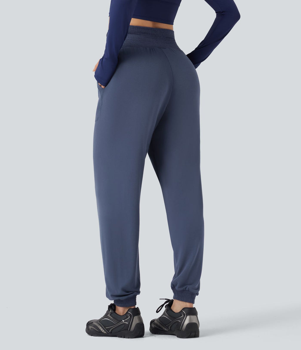 Jogging taille haute sans couture OneForm Seamless Flow avec poches