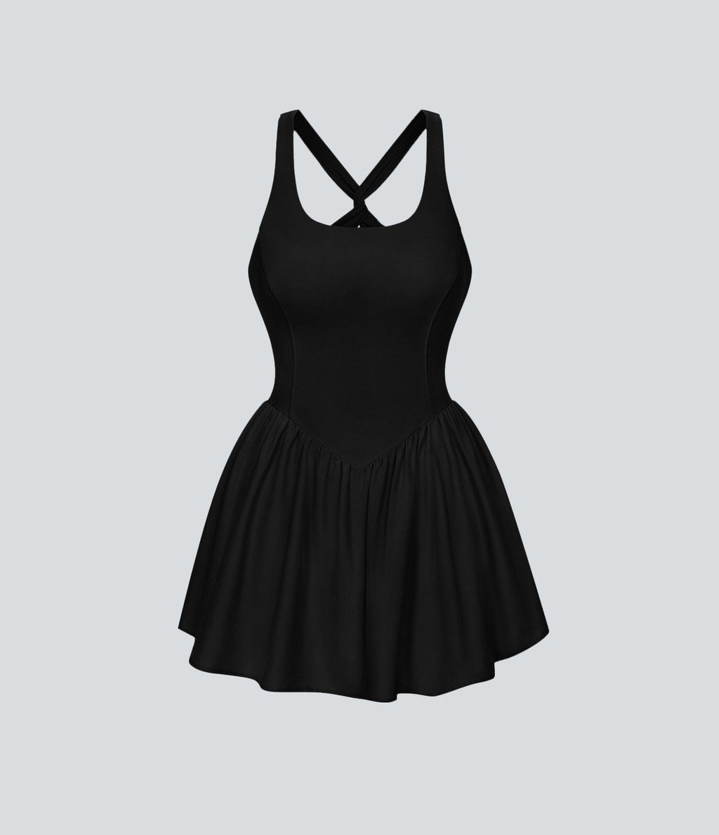Robe de sport mini 2-en-1 Breezeful™ corset fluide séchage rapide avec poche padel/pickleball A-C
