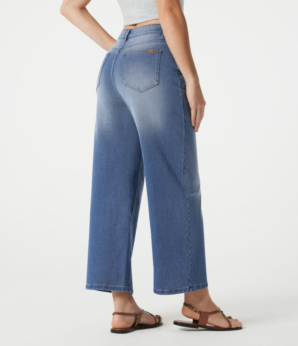 Halara Flex™ Jean large 7/8 taille mi-haute avec poches