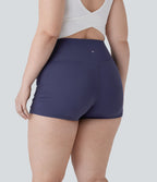 Short cycliste 6 cm de course gainant taille haute grande taille avec fronces et séchage rapide SoftlyZero™