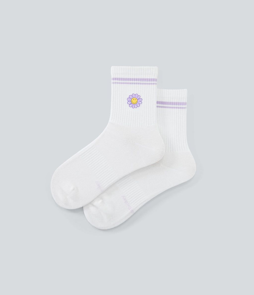 Halara X Smiley® Chaussettes mi-mollet