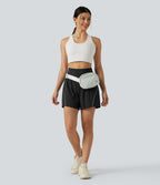 Short de yoga 2-en-1 SoftlyZero™ Airy réfléchissant taille haute 12,5 cm à effet frais InstantCool avec poches