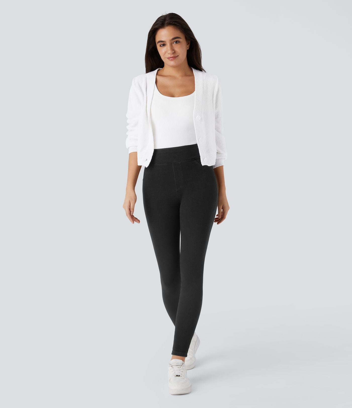 Legging en denim taille haute Halara Flex™ Denim Heat avec poches
