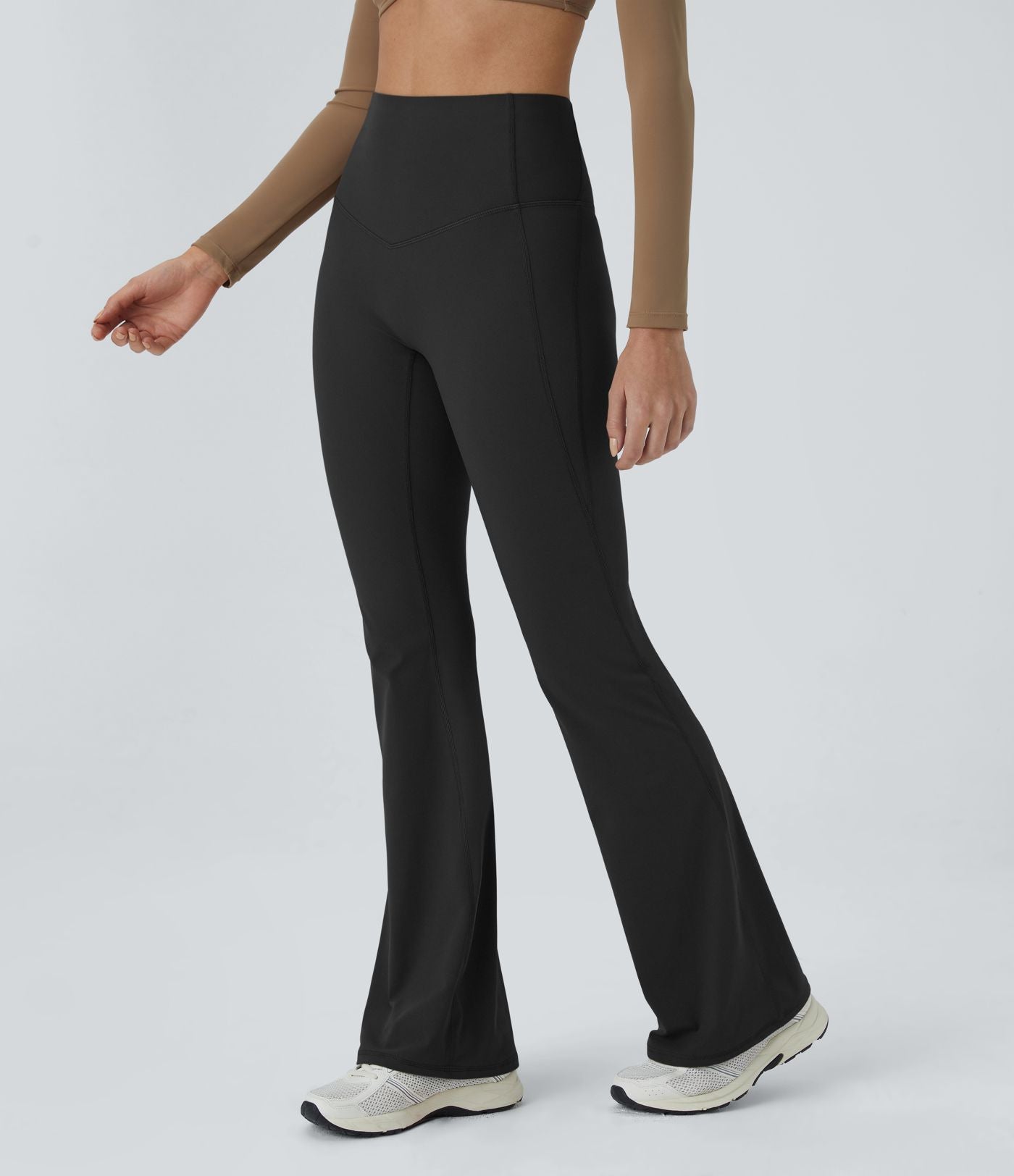 Pantalon 7/8 d'entraînement gainant galbant taille haute avec poches Halara UltraSculpt™