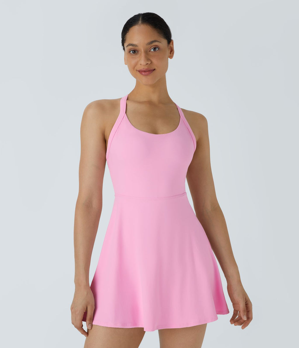 Robe de sport dos nu torsadée A-C