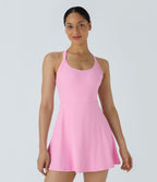 Robe de sport dos nu torsadée A-C