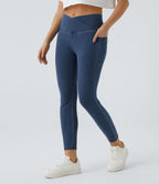 Halara Flex™ Jegging Travail Tricoté Extensible Lavé Poche Latérale Croisée