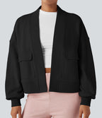Sweat-shirt oversize manches longues avec poches