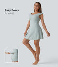 Robe de danse mini SoftlyZero™ Airy 2-en-1 col bateau dos nu effet frais InstantCool avec poches, accès facile Easy Peasy, protection solaire UPF50+