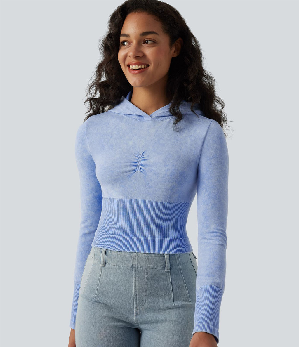 Sweat casual à capuche OneForm sans couture Flow manches longues