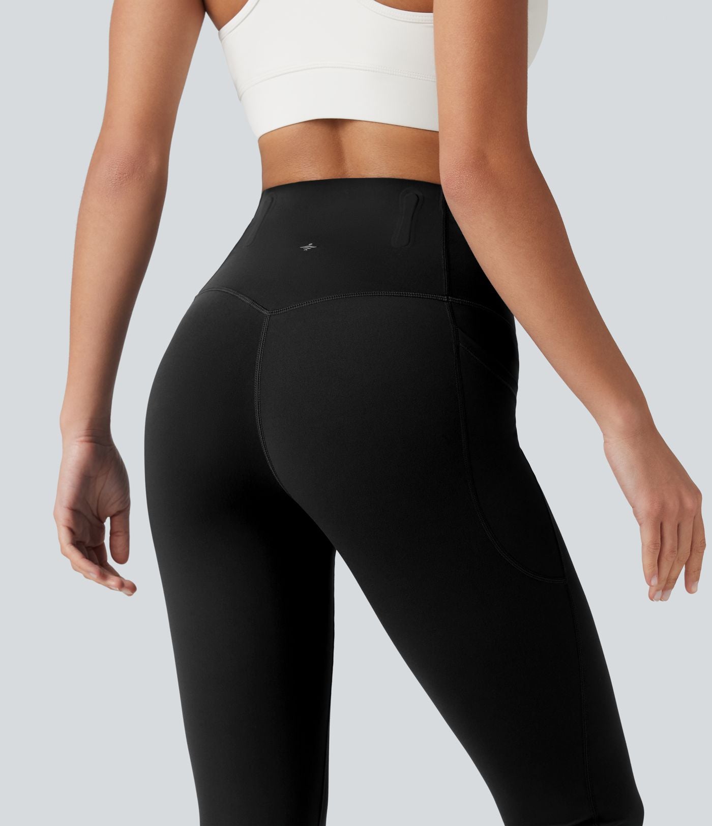 Legging corsaire de sport gainant Halara UltraSculpt™ taille haute, anti-roulis et gainant, avec poches