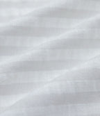 Chemise décontractée rayée col cranté manches longues aspect lin avec poche