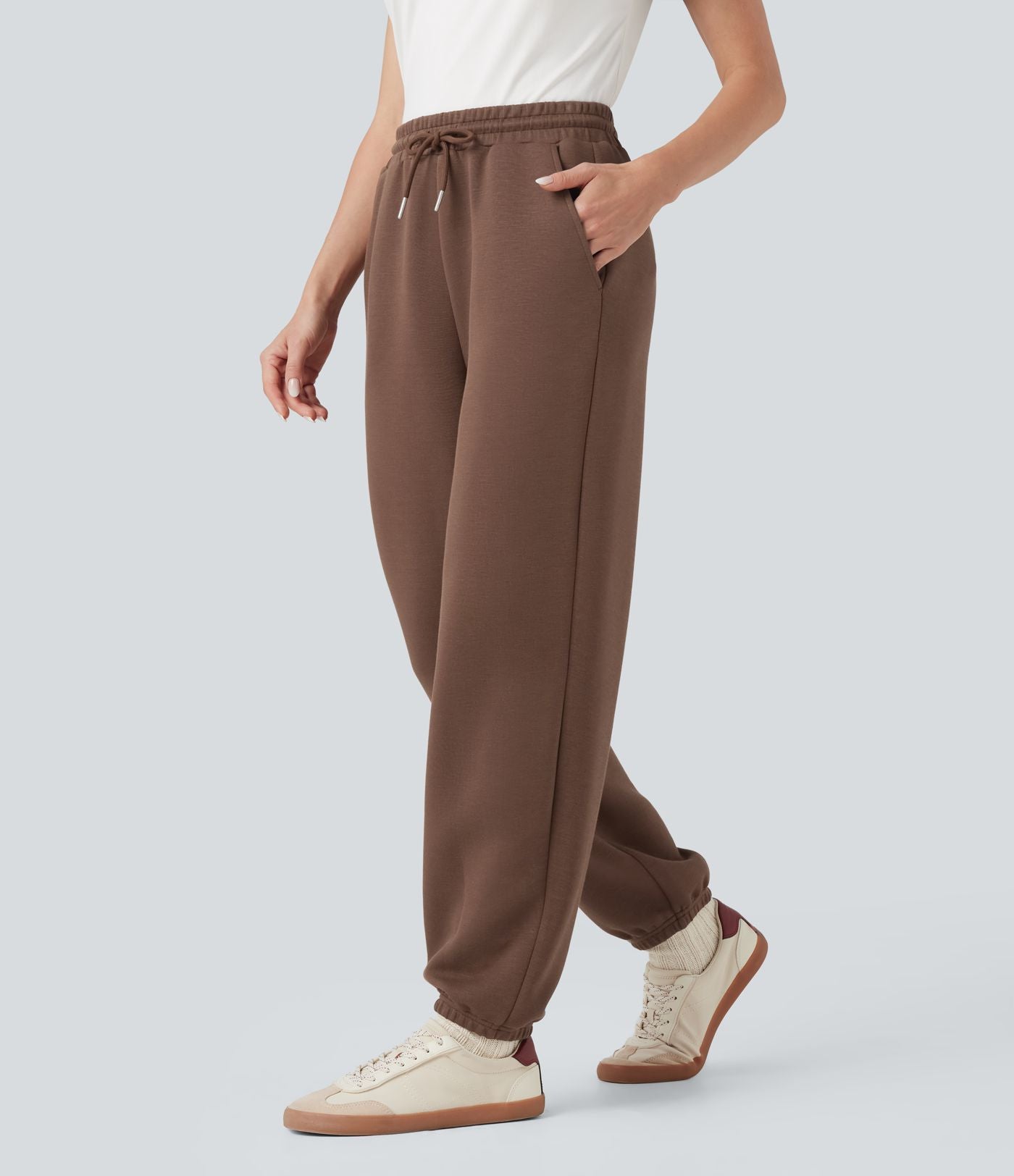 Joggers décontractés SpacerTek™ taille mi-haute avec cordon de serrage et poches