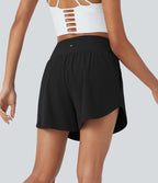 Short yoga 2-en-1 Breezeful™ taille haute croisé séchage rapide avec poches multiples