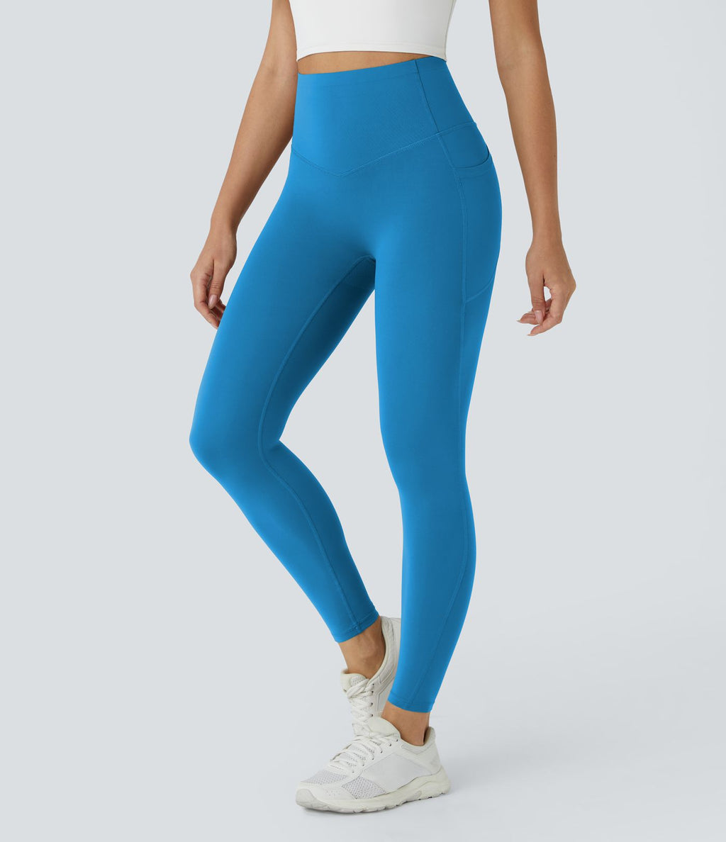 Legging d'entraînement gainant galbant taille haute avec poches Halara UltraSculpt™