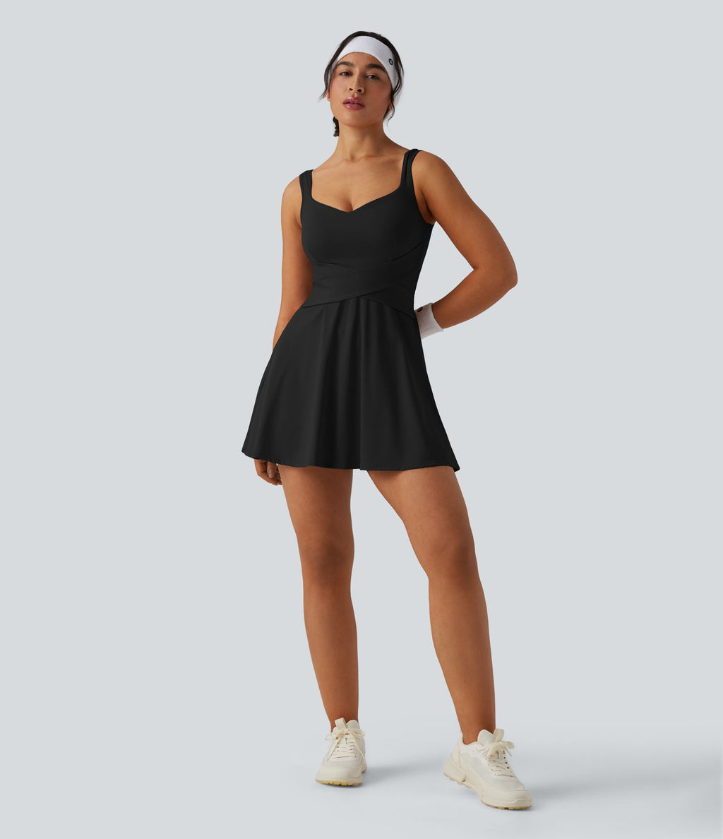 Robe de tennis 2-en-1 SoftlyZero™ Airy mini effet frais InstantCool avec poche, accès facile Easy Peasy, protection solaire UPF50+
