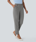 Pantalon de travail fuselé longueur cheville taille haute Halara Flex™ DayStretch avec poches