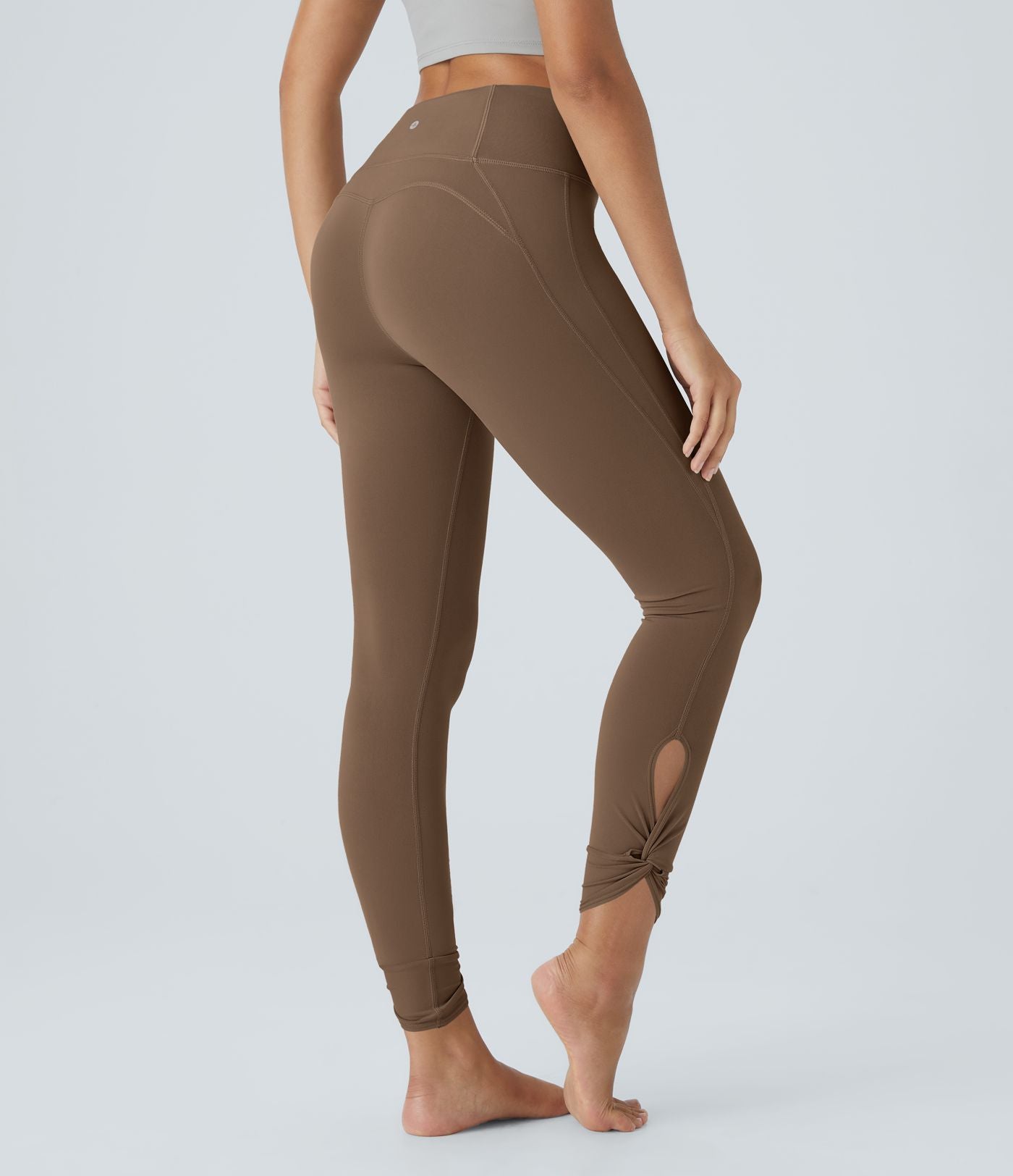 Softlyzero™ Leggings de Yoga Taille Haute avec Poche Arrière Découpée et Torsadée
