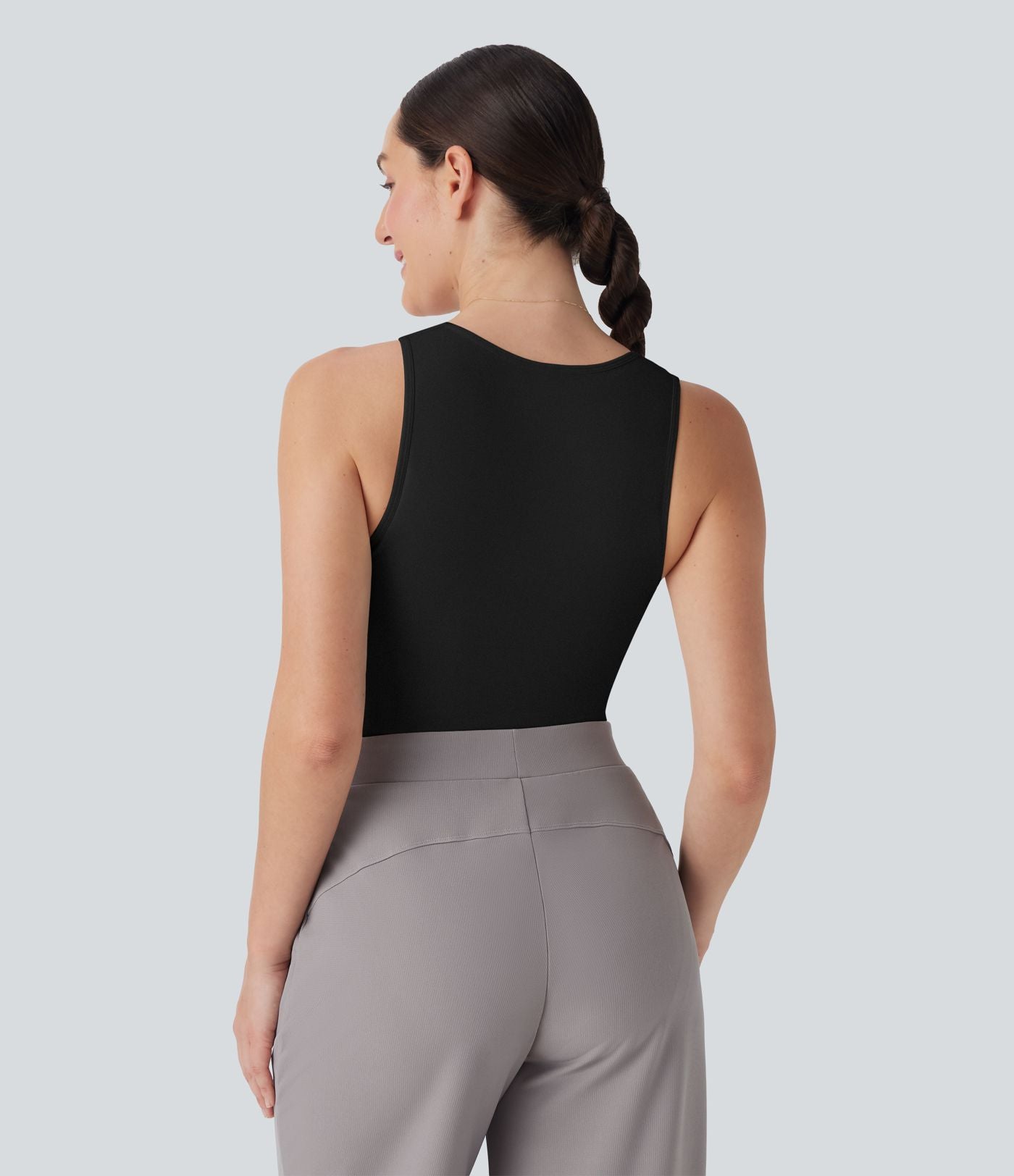Combinaison de travail gainante col V sans manches sans couture OneForm Seamless Flow - Édition Easy Peasy