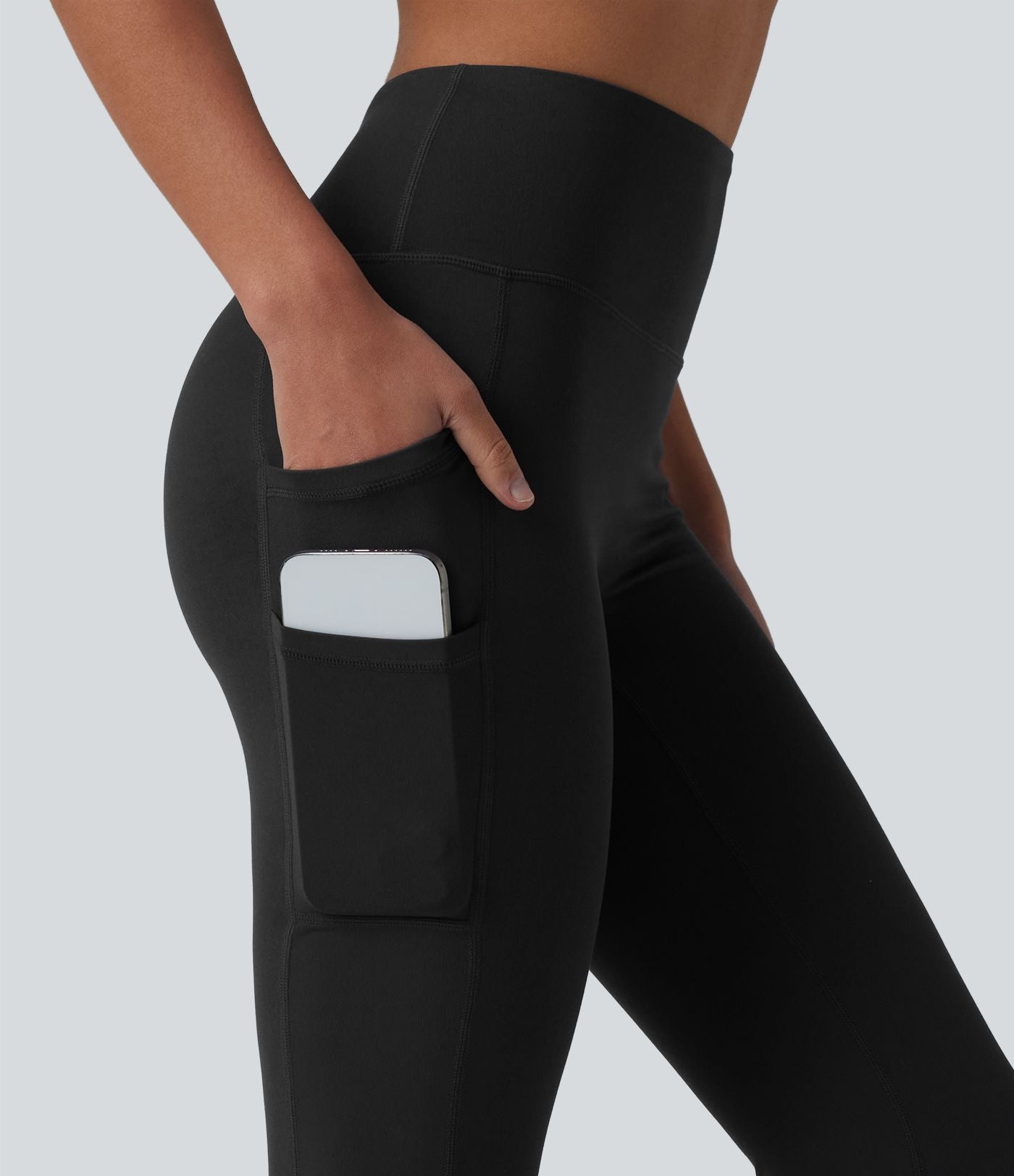 Legging de yoga bootcut SoftlyZero™ taille haute avec poches - UPF50+