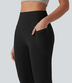 SoftlyZero™ Plush Legging de yoga 7/8 taille haute ventre plat dos croisé avec poches