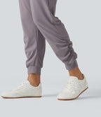 Pantalon de jogging de yoga Halara UltraSculpt™ taille haute, à cordon de serrage et fronces, avec poches