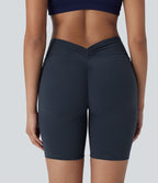 Short cycliste 17,5 cm d'entraînement gainant galbant taille haute avec poches Halara UltraSculpt™