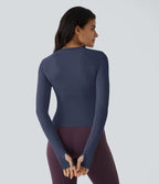 Top Sport Yoga Uni Trous pour les Pouce