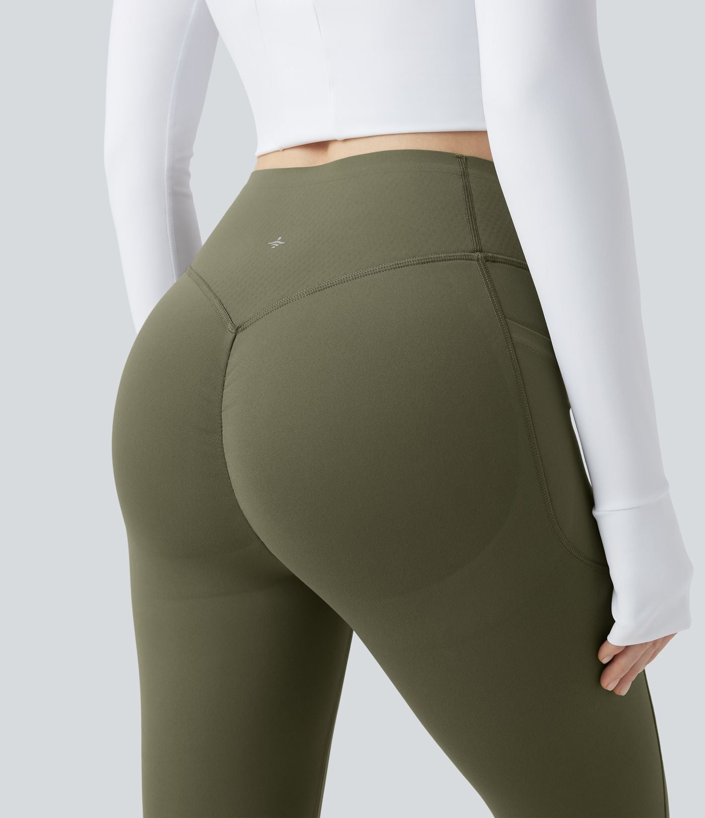 Legging de yoga Halara UltraSculpt™ Extra Heat taille haute froncé effet push-up gainant avec poches