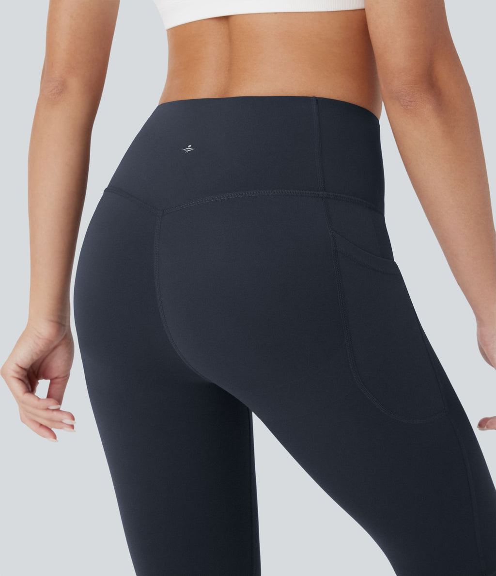 Legging corsaire d'entraînement gainant galbant taille haute avec poches Halara UltraSculpt™