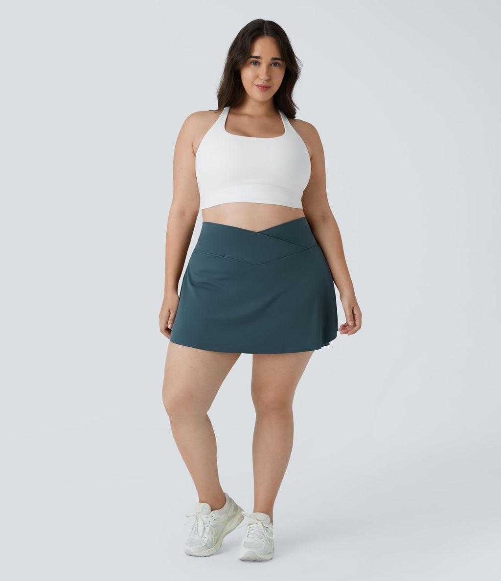 Everyday Softlyzero™ Jupe Tennis Airy Crossover 2 en1 Poche Latérale Cool Touch-Lucid Grande Taille
