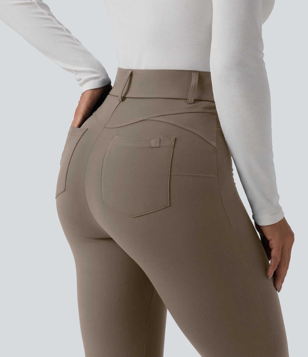 Legging décontracté 7/8 Halara UltraSculpt™ taille haute avec poches